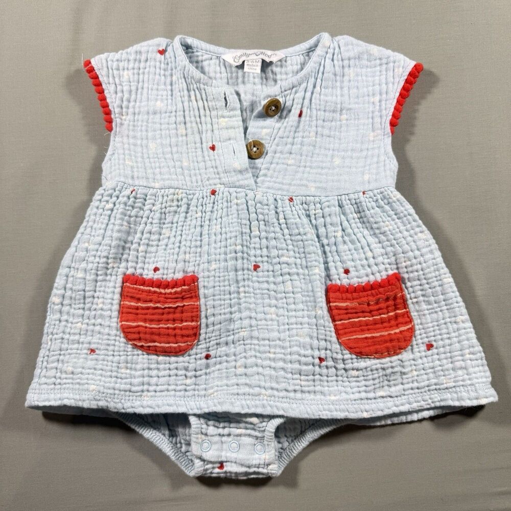 Emily and Oliver Babygirl Bodysuit Dress Size 3-6m